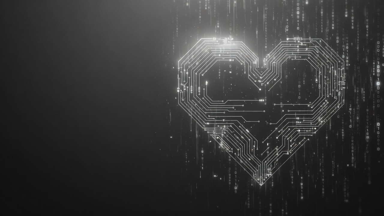 Digitaal hart — merkbeeld AI-HEART